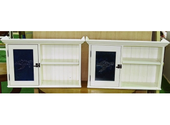 Pair Of Kids Wall Mounted Cabinets