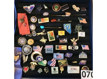 Assorted Pins In Box