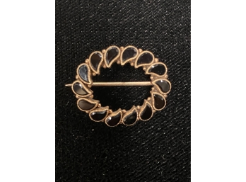 12K Rose Gold Victorian Pin Or Pendant