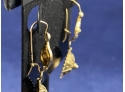 14K Gold Stunning Dangle Earrings