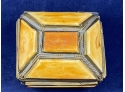 BVery Old Bone And Brass Trinket Box