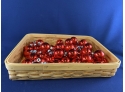 55 Red Vintage Balls, Small