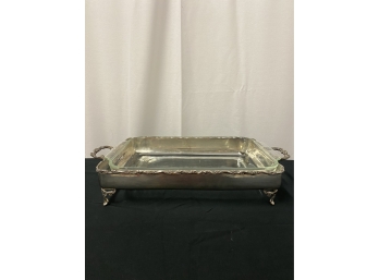 Mexican Sterling Silver Serving Dish