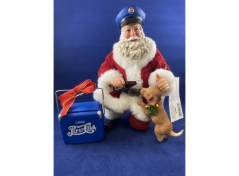 Clothtique Santa, Pepsi For Puppy, Possible Dreams, 2013, Dept 56, Limited Edition