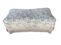 Floral Ottoman With Beautiful Trim