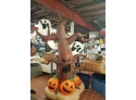 8ft. Airblown Inflatable Halloween Dead Tree With Ghosts And Pumpkins