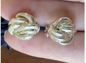 Sterling Silver Pierced Knot Earring