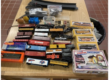 Huge Lot Of Trains And Tracks