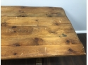 Rustic Hardwood Large Trestle Table
