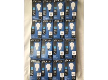 16 LED 60 W Equivalent Bulbs, Brand New Each Individually Boxed