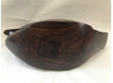 Vintage Solid Ironwood Hand Carved Artisan Abstract Duck Sculpture Over 2 Pounds Heavy