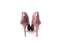 Michael Kors Women's Mavis Claret Open Toe Heel Zip Shoes