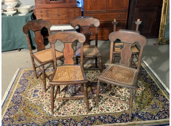 Grain-Painted Fiddleback Chairs (CTF20)