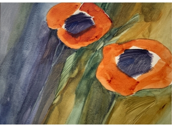Watercolor, Poppies, Patricia M. San Soucie (CTF10)