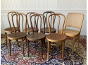 Set Of Six Bentwood Thonet Chairs  One Other(CTF30)