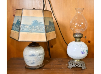Two Vintage Table Lamps (CTF20)