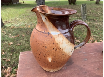 Red Painted Porcelain Pitcher (CTF10)
