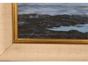 Oil On Board, Coastal View Titled Blue Sea, Frank Magsino (CTF10)