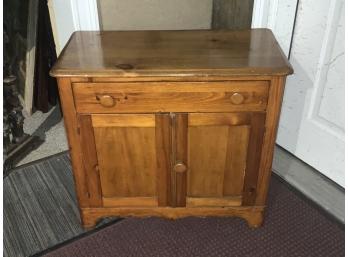 Antique Cottage Pine Commode (CTF10)