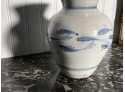 Miranda Thomas Art Pottery Vase With Fish Decoration (CTF10)