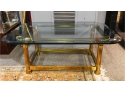 Brass/glass Coffee Table (CTF20)