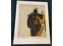 Brandstatter 20th C. Abstract Print Of Couple (CTF10)