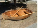 Awesome Small Size Custom Made Wooden Row Boat (CTF100)
