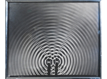 Remarkable MCM Berenice Abbott Silver Gelatin Print 1958-1961, Interference Of Waves (CTF10)