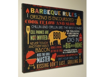 Barbecue Rules Print  (CTF10)