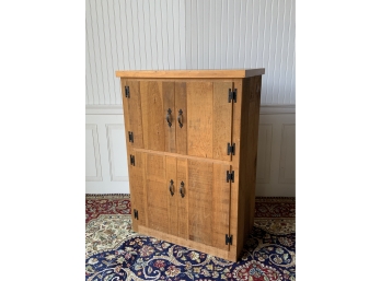 Rustic Pine Rolling Cabinet (CTF20)