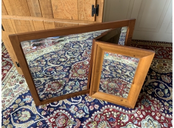 Two Wall Mirrors, Cherry And Pine (CTF 10)