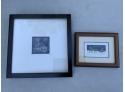 Two Pencil Signed Framed Artworks: Lubek & Klein (CTF10)