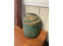Green Painted Firkin & Childs Pull Sled (CTF10)