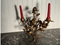 Brass Bouquet Form Candle Holder (CTF10)