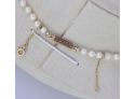 Cultured Pearl Necklace With 18k Gold Clasp