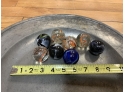 Seven Antique Large Marbles