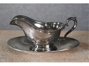 Lord Saybrook Sterling Gravy Boat And Dish (CTF10)