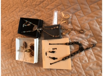 4 Costume Necklace & Earring Sets
