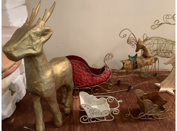 Reindeer And Sled Collection