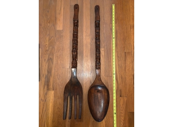 Decorative Giant Spoon And Fork