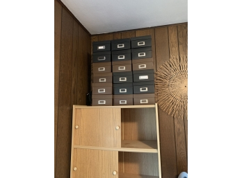 Cabinet And Card Files