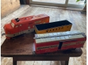 Marx Tin Southern Pacific & 2 Cars