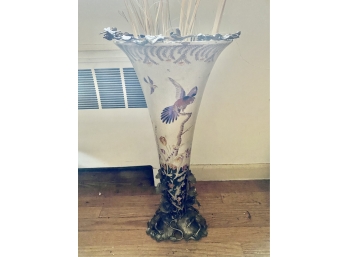 Hand Painted Floor Vase