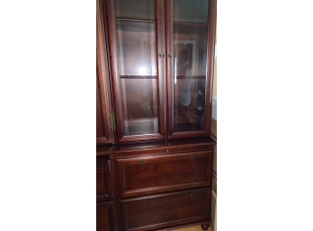 Bombay Company Cabinet With Glass Doors