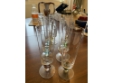 Lot Of 8 Tall Glasses