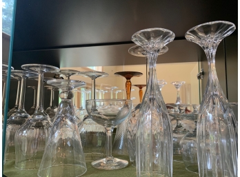 Large Lot Of Mixed Glassware