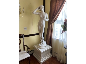 Nude Statue On Base From Movie Set