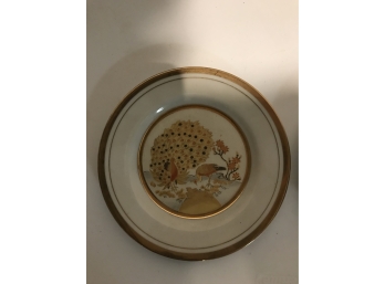 Set Of 2 “the Art Of Chokin” Plates.
