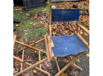 Two Vintage  Directors Chairs