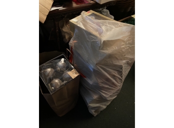 3 Bags Of Boxed Ornaments